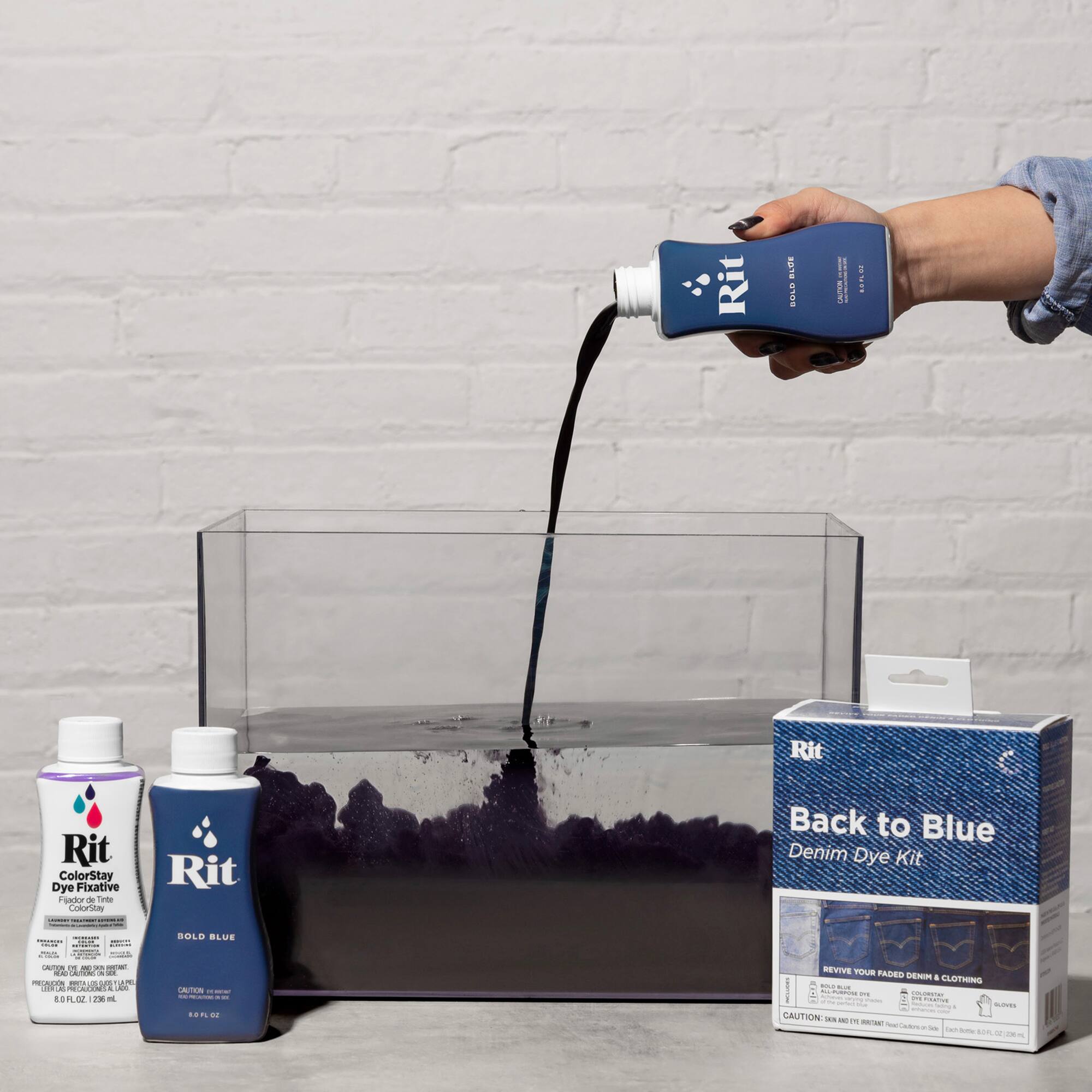 Rit® Back to Blue Denim Dye Kit